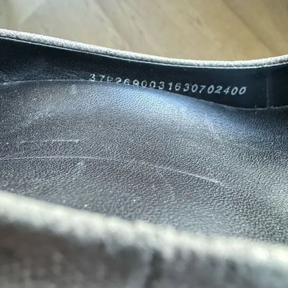 ECCO Patterned Gray. Leather high heels Pumps  Formal Dress Shoes Women’s Sz 37 - Picture 9 of 12